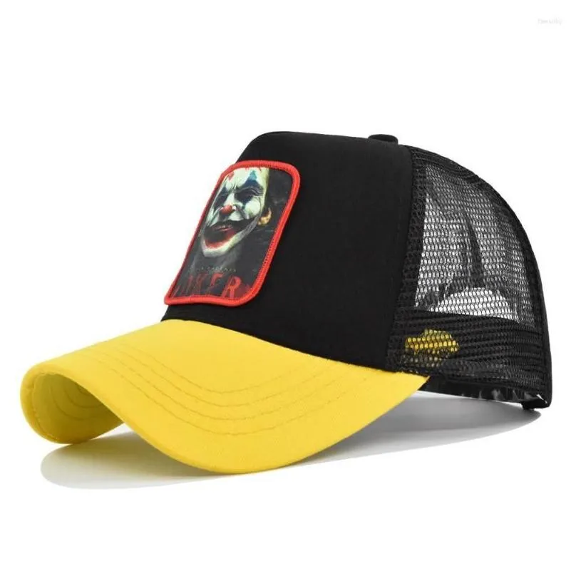 ball caps summer men baseball mesh bone trucker hats for women breathable sun hat clown embroidery casquette dad fishing cap