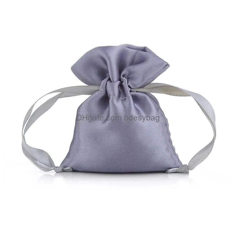 satin bags with drawstring gift pouch mini jewelry bag small wedding favor bag