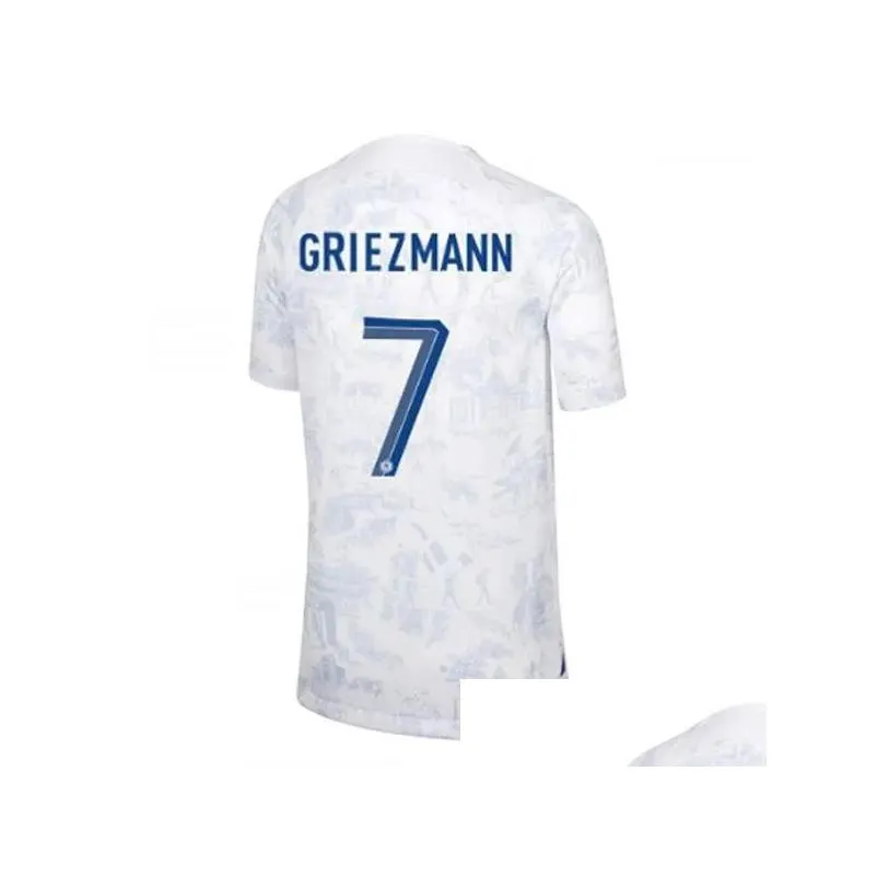 maillots de football 2022 world cup soccer jersey french benzema football shirts mbappe griezmann pogba kante maillot foot kit top shirt