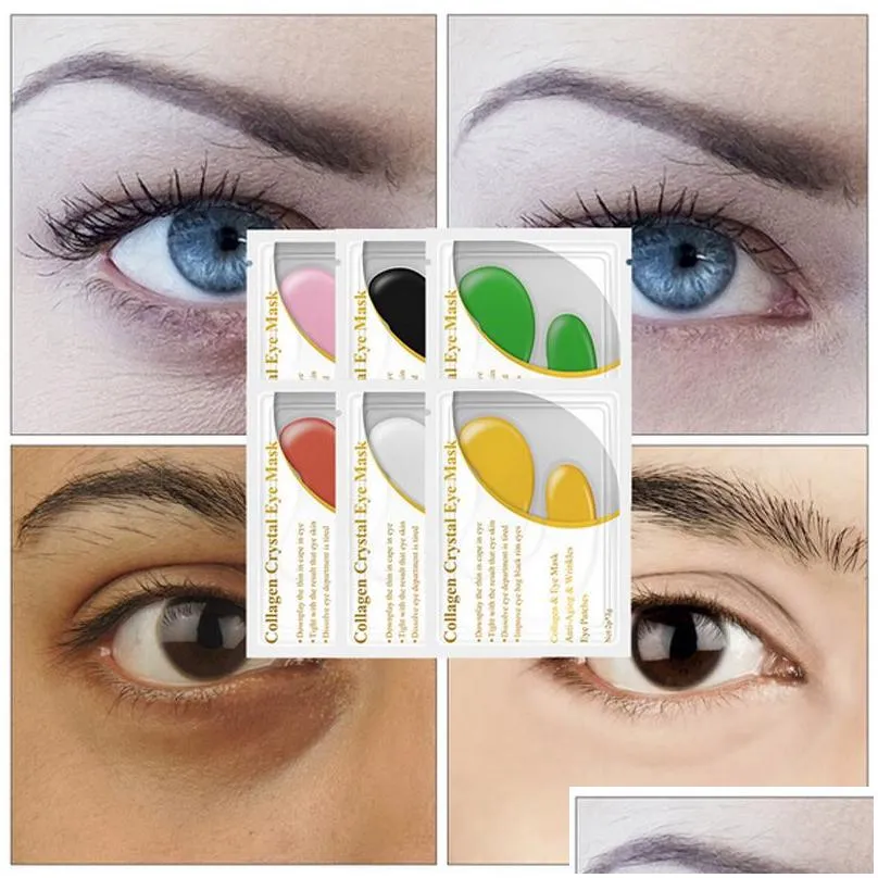 lanbena 24k gold eye mask collagen eyees anti dark circle puffiness eye bag moisturizing skin care
