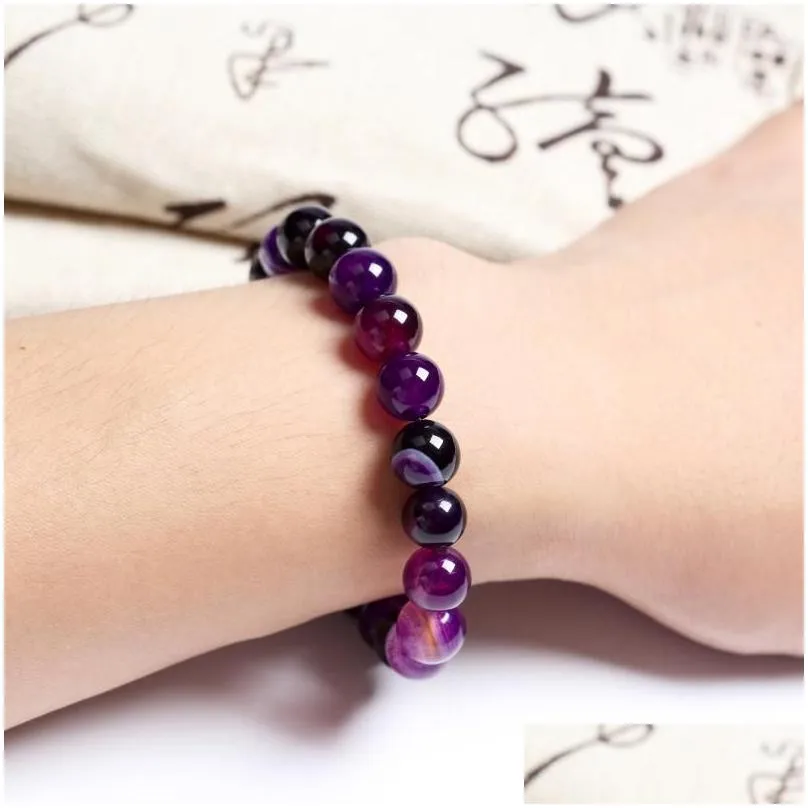 8mm fashion strands luxury natural stone healing crystal stretch beaded bracelet women men handmade precious gemstone round bracelets
