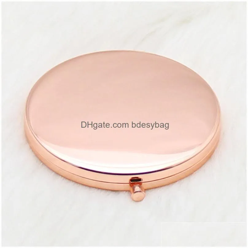 bridesmaid mirror wedding gift for women double side folding compact mirrors christmas birthday gifts