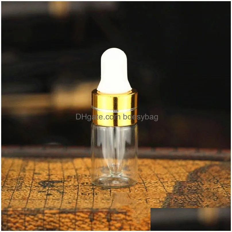 3ml 5ml portable mini amber clear esstenial oil bottle glass bottles mini empty dropper bottle 0321