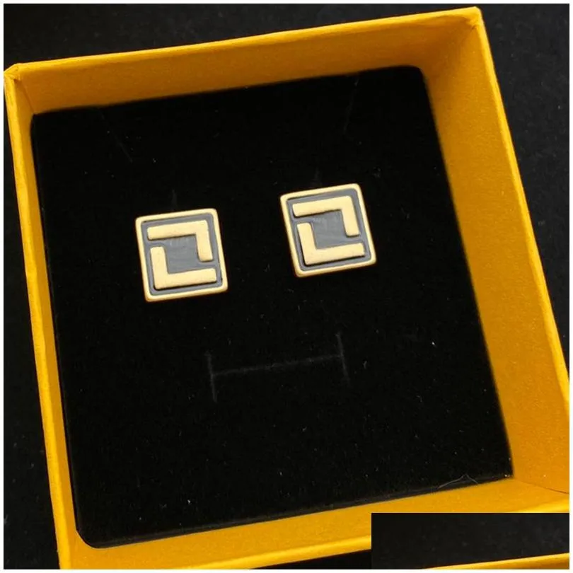 fashion designer earrings for women stud earrings pearl jewelry gold letters hoop earring diomond wedding enamel ear studs d2204182z
