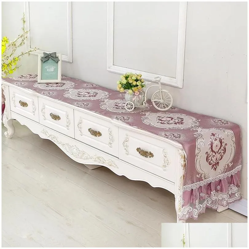 chair covers household fabrics tv stand dustproof cover towel modern simple generation beautiful cabinet coverchair