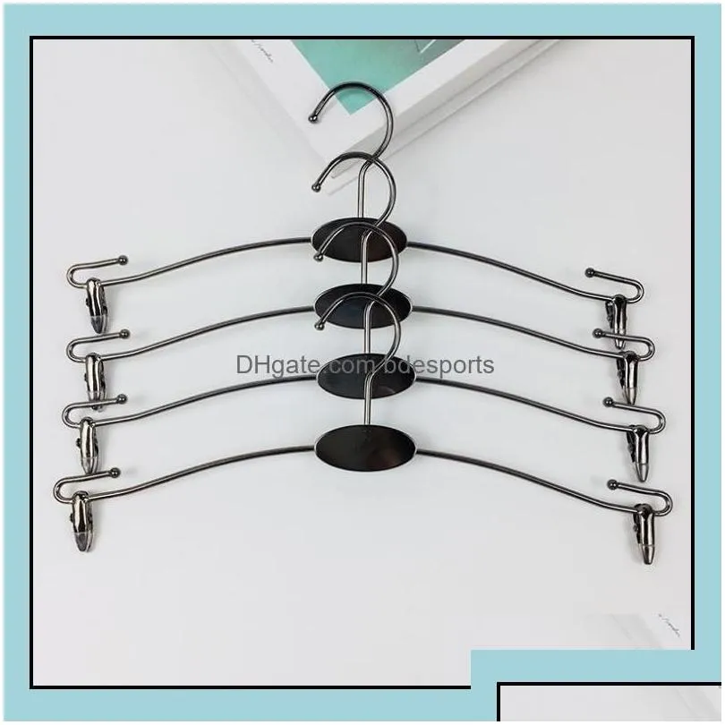 300Pcs Colored Metal Lingerie Hanger With Clip Bra And Underwear Briefs Underpant Display Hangers Sn604 Drop Delivery 2021 Racks