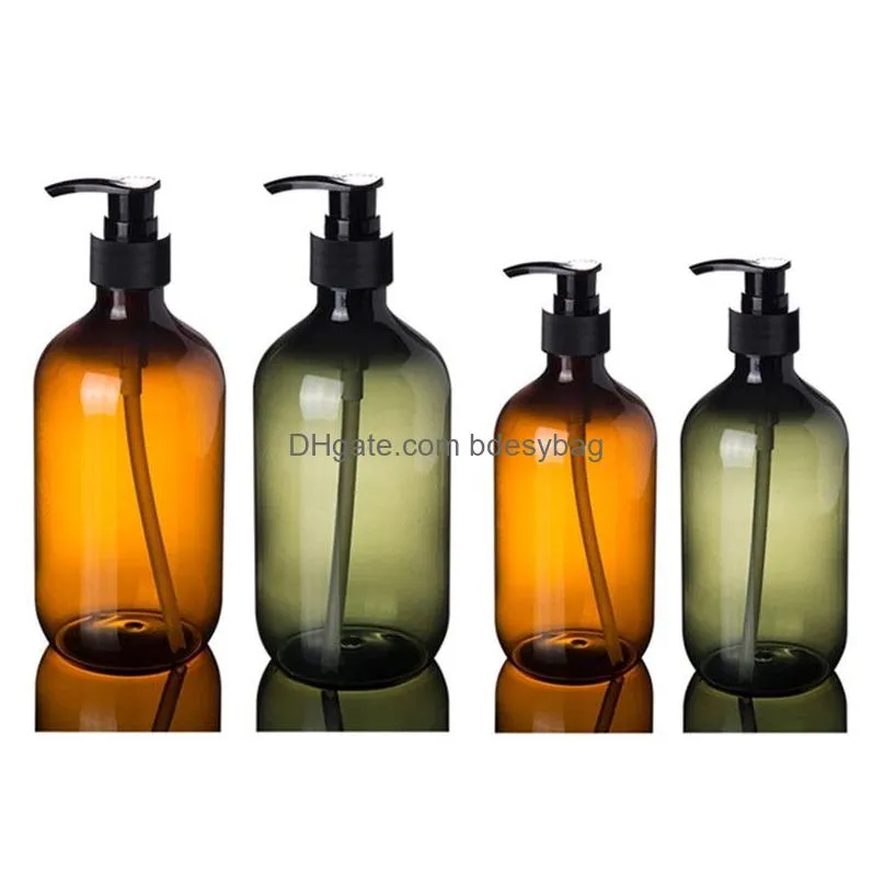 300ml/500ml portable lotion shampoo shower gel dispenser lotion shampoo shower gel holder empty pump bottle liquid pump jars