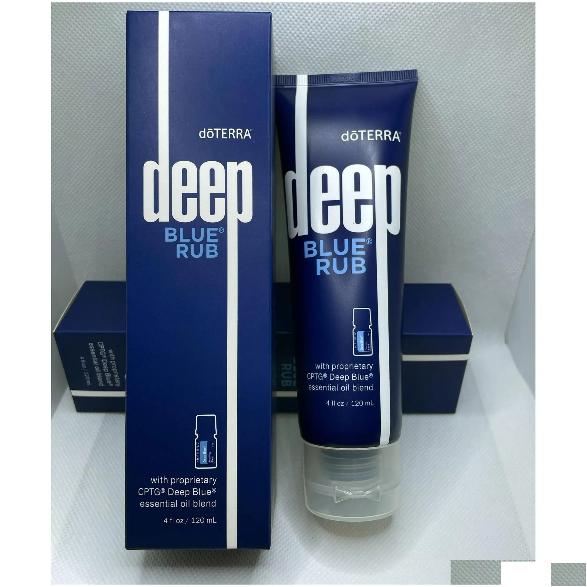 essential oil foundation primer body skin care deep blue rub topical cream 120ml lotions drop delivery health beauty fragrance deodor