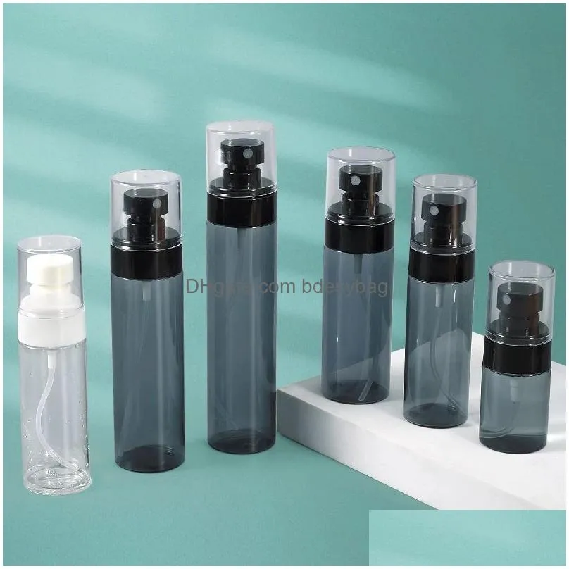 60ml/120ml pet plastic spray bottle cosmetics bottles for travel perfumes essential oil container