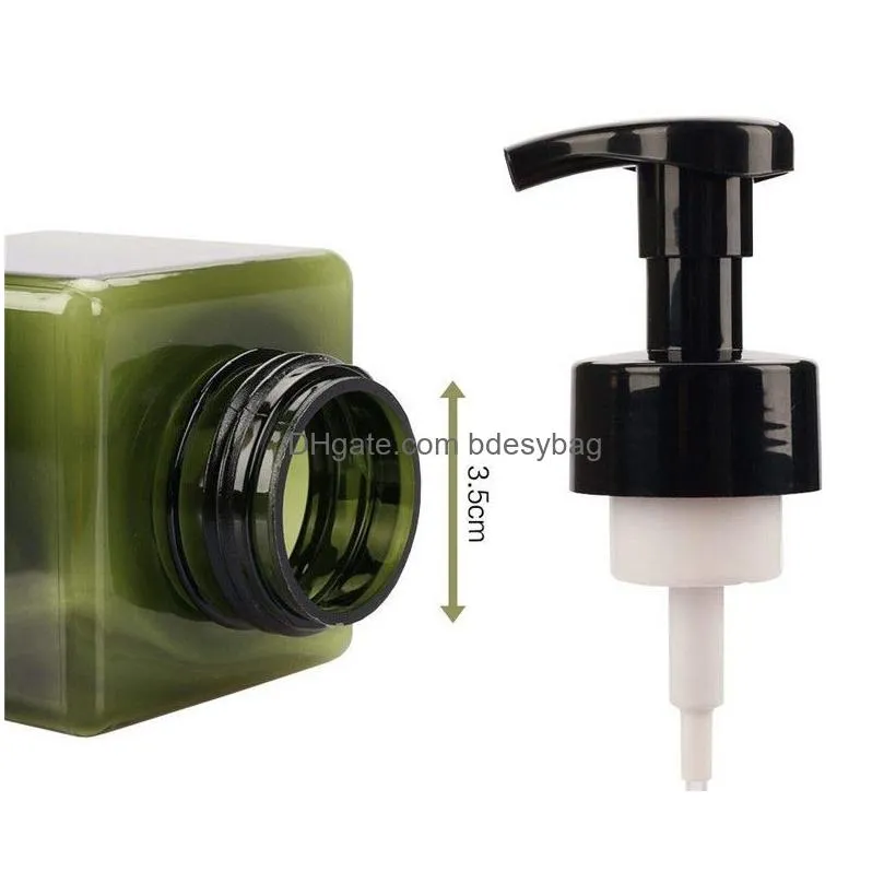 250ml/8.5oz plastic foaming pump soap dispenser bottle refillable portable empty foaming hand soap dispenser bottle containers