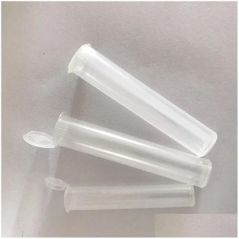 wholesale packaging bottle child resistant plastic tube bottles for vape cartridge carts clear  top pp tank packaging