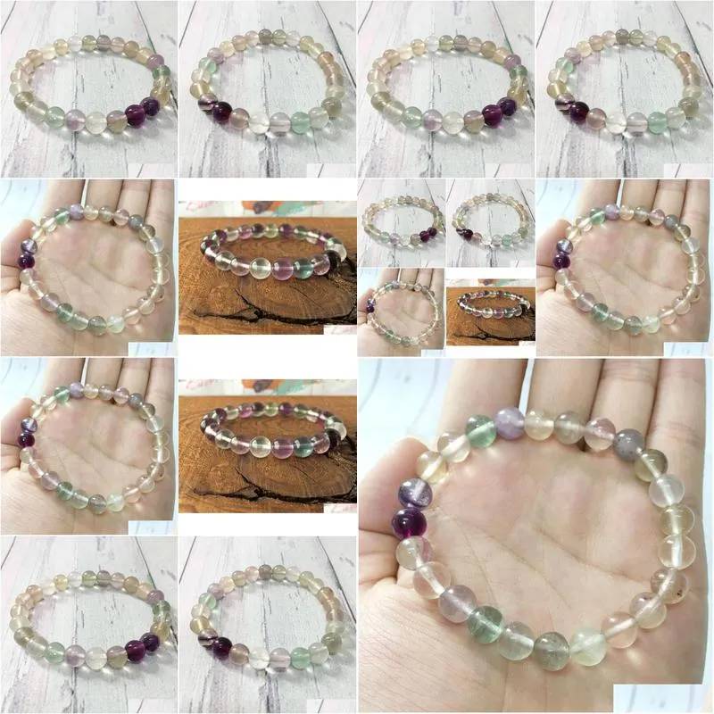 mg0312 design fluorite women`s bracelet natural gem stone yoga bracelet negative energy protection wrist mala jewelry