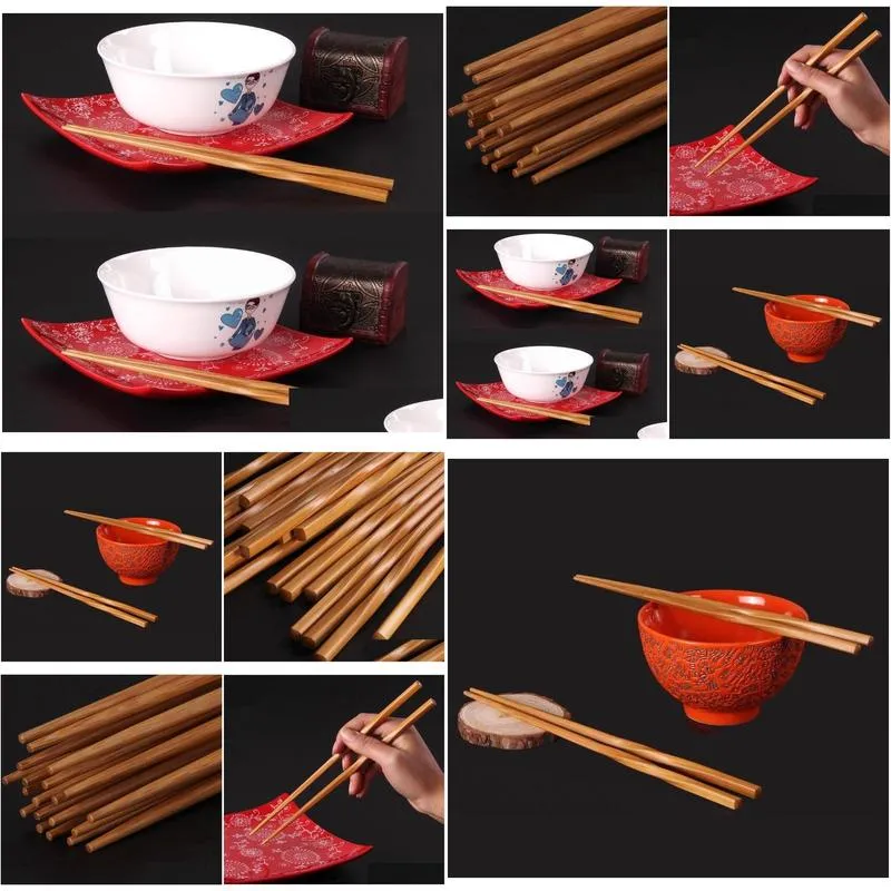 Dining Chopsticks Bamboo Chopsticks 24cm Kitchen Bar Tableware Eco Friendly bbyqvSZ soif