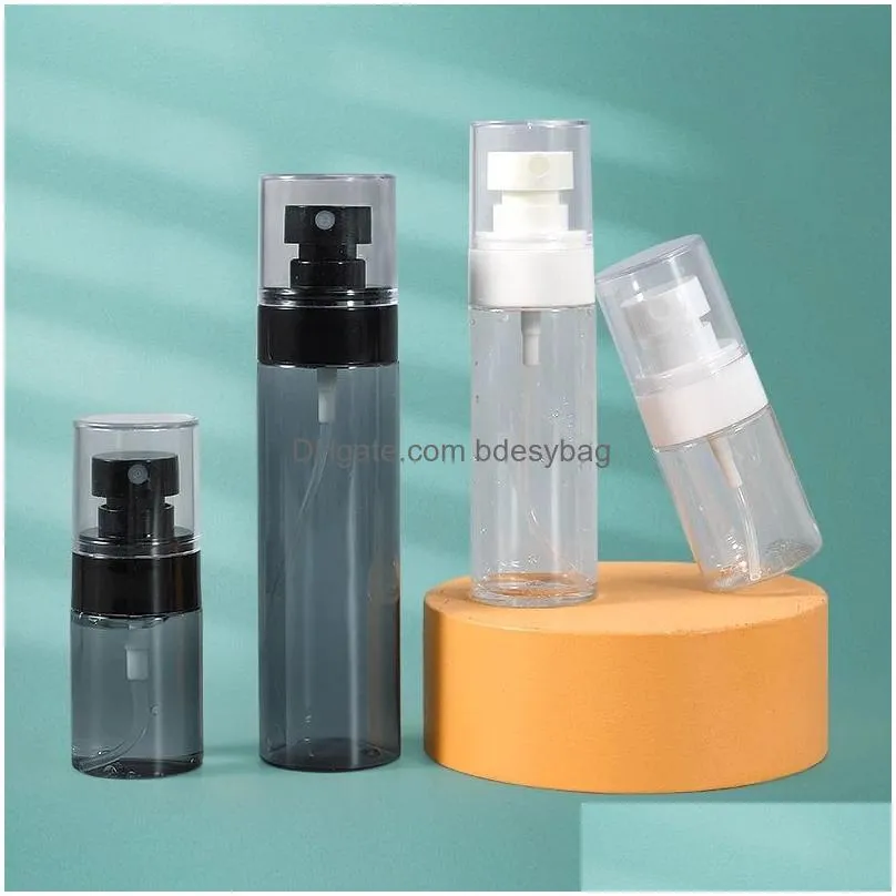 60ml/120ml pet plastic spray bottle cosmetics bottles for travel perfumes essential oil container