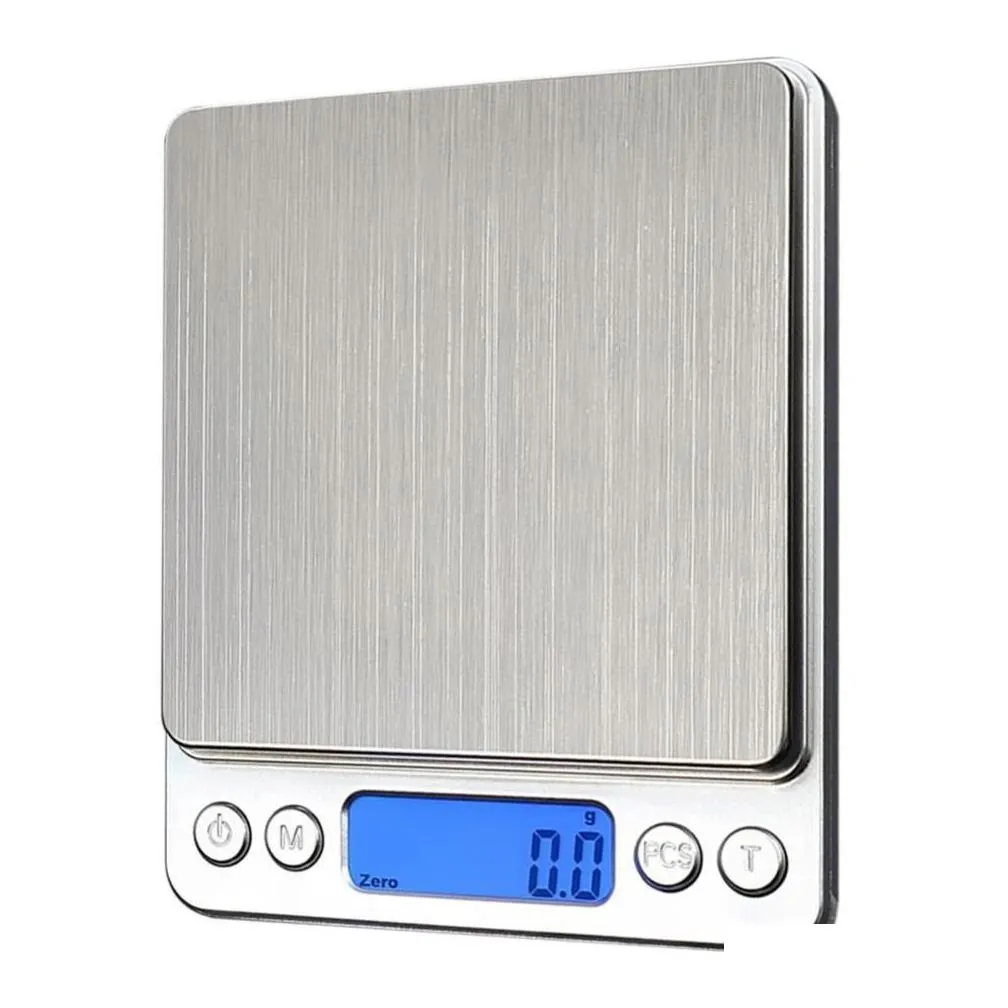 measuring tools 1000/0.1g kitchen electronic scale digital portable food scales high precision lcd flour weight drop delivery home g