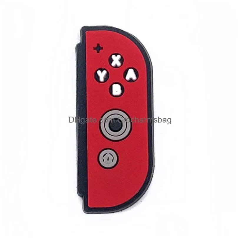 Video Game Croc Charms Pvc Shoe Decoration Buckle Accessories Clog Pins Buttons