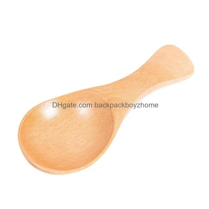 tea scoops small wooden kitchen salt coffee sugar spoons for spice connt jars home cooking accessory drop delivery garden dining bar