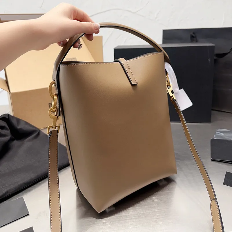 Designer Bucket Bag Drawstring Tote Bags Luxury Crossbody Tote Bags for Women Leather Shopper Small Flap Handbags Gift Support Wholesale