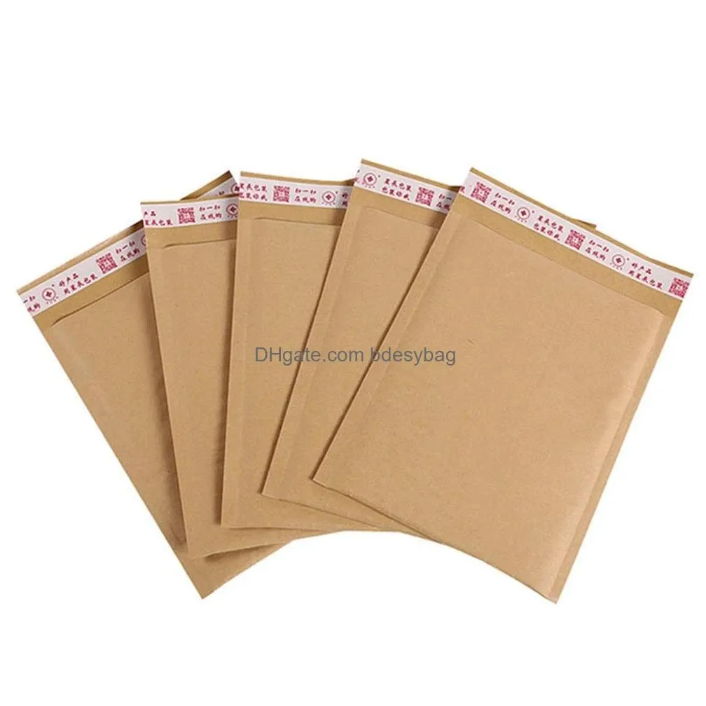 natural kraft bubble mailers packaging bag brown padded envelopes tear resistant mailing bags for jewelry makeup supplies