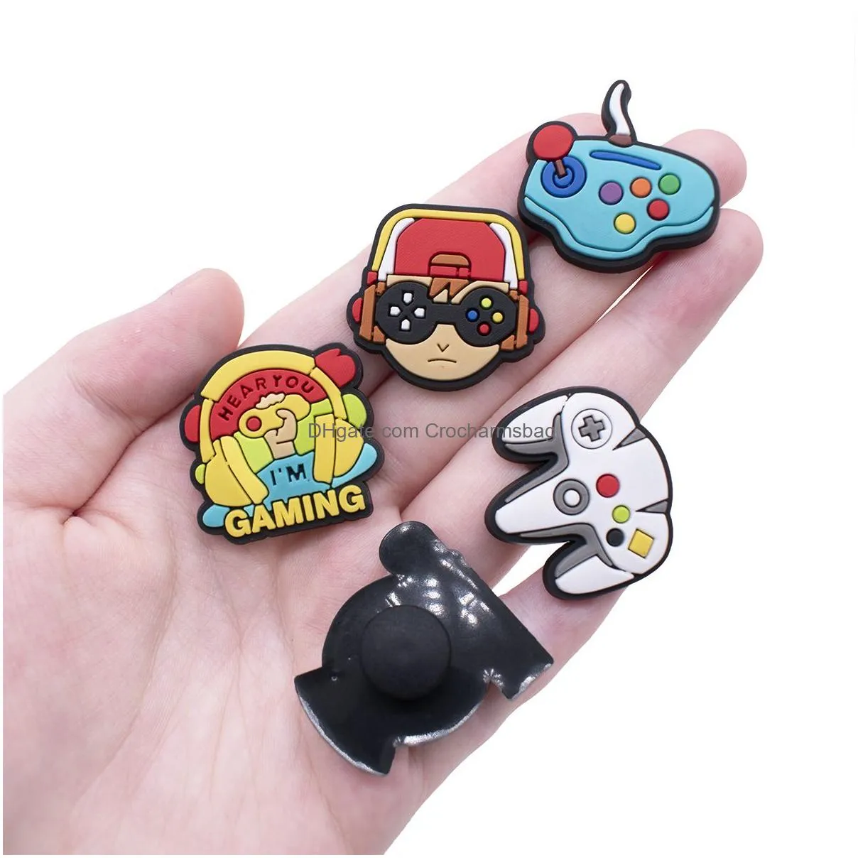 Video Game Shoe Decoration Buckle Clog Pins Jibitz Charms for Boys JIBZ