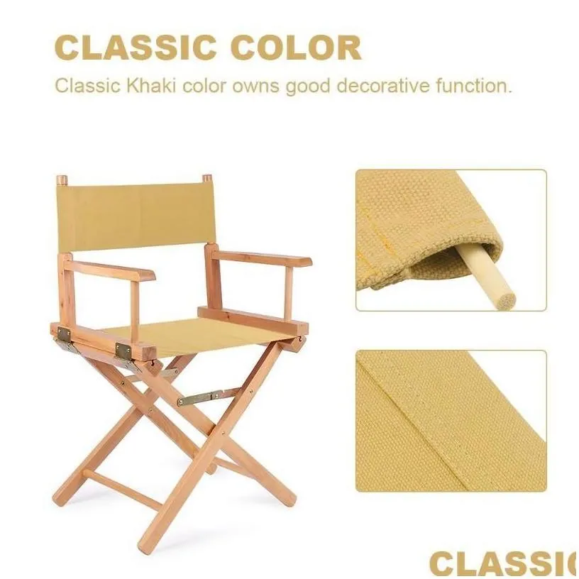 chair covers ers replacement canvas directors chairs er stool protector simple solid seat set outdoor gardenchair drop delivery home
