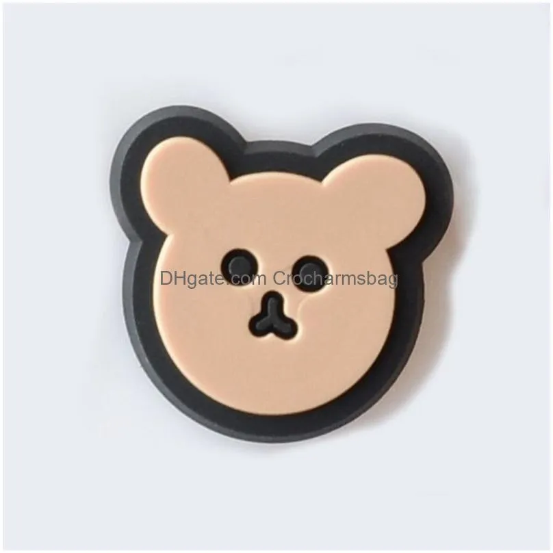 Cartoon Animal Shoe Decorations Charm Parts Accessories Jibitz for Croc Charms Clog Bracelets Buttons Buckle