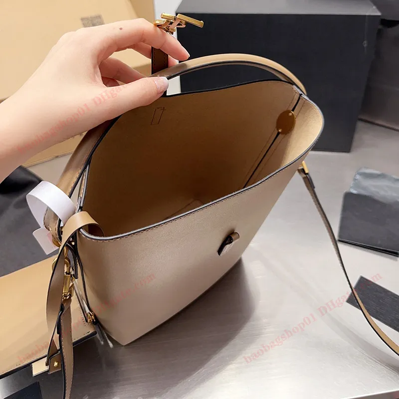Designer Bucket Bag Drawstring Tote Bags Luxury Crossbody Tote Bags for Women Leather Shopper Small Flap Handbags Gift Support Wholesale