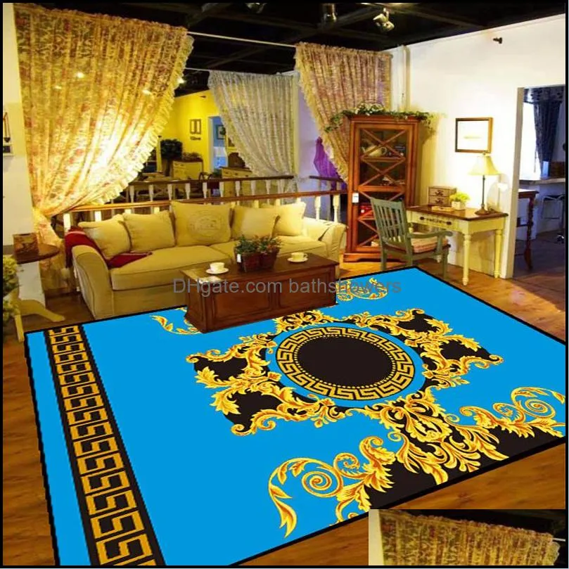 trendy family bedside carpet fashion brand bedroom decorating door mat floor warm colorful living room rugs