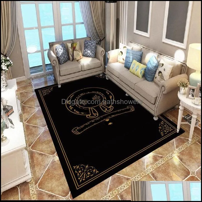 letters style 3d printed carpet living room sofa coffee table light luxury blanket home bedroom full bed mat carpets