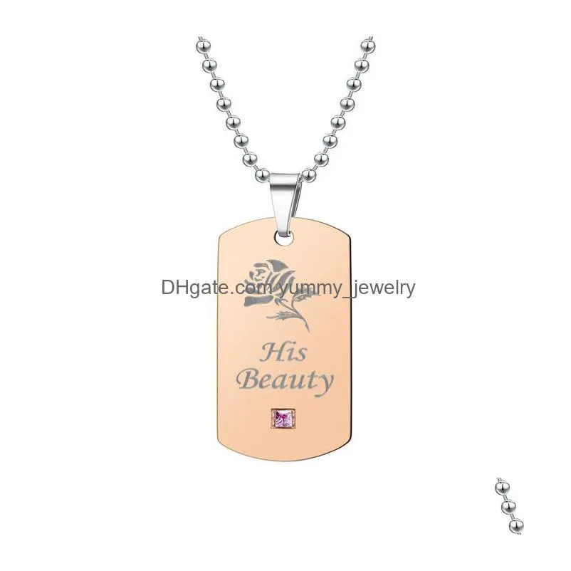 Diamond couple necklaces store
