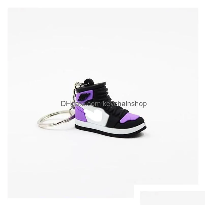 keychains lanyards creative 3d mini basketball shoes stereoscopic model sneakers enthusiast souvenirs keyring car backpack pendant