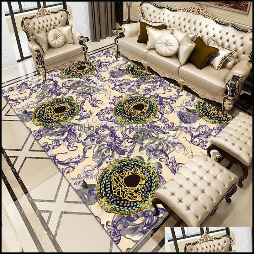 nordic luxury classic carpet for living room bedroom anti-slip large rug floor mat kitchen carpets area rugs