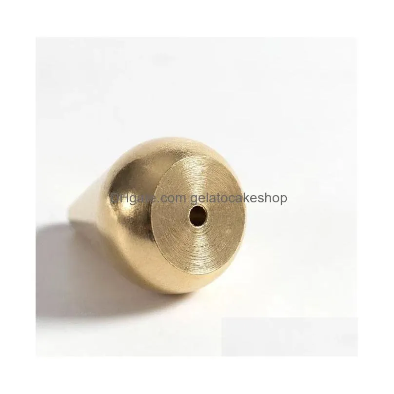 water drop shape incense stick holder brass small censer accessories mini copper stick holder home decor