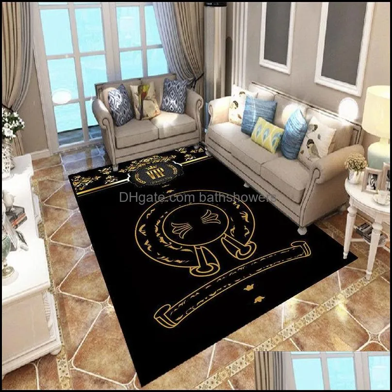 letters style 3d printed carpet living room sofa coffee table light luxury blanket home bedroom full bed mat carpets