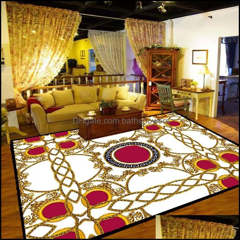 trendy family bedside carpet fashion brand bedroom decorating door mat floor warm colorful living room rugs