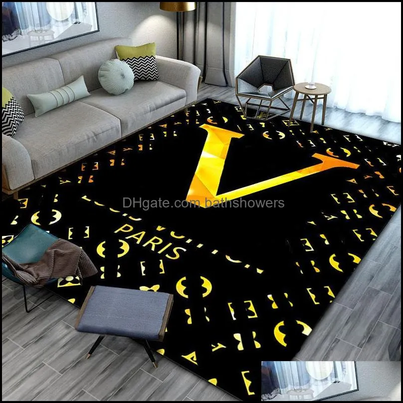 high quality carpet 3d printed foot mat parlor living room no-slip calssic pattern top rugs