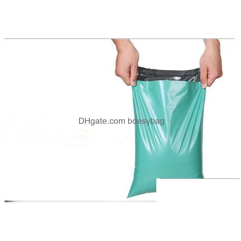 self-seal self adhesive express bags couriering mailing plastic bag envelope courier post postal mailer pouch ship packing green