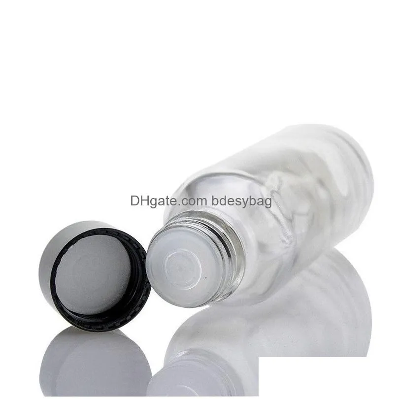 packaging bottles frosted glass empty cream jar sprayer cosmetic container