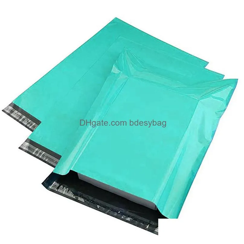 self-seal self adhesive express bags couriering mailing plastic bag envelope courier post postal mailer pouch ship packing green