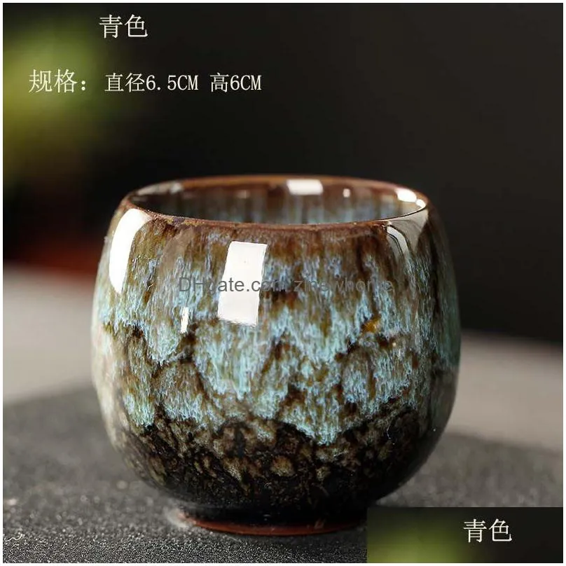 kiln change china ceramic cup porcelain kung fu tea cups pottery drinkware tableware coffee mug wine mugs