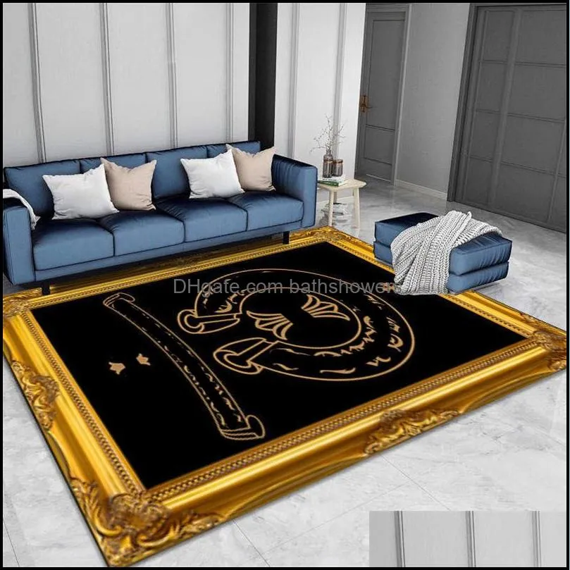 letters style 3d printed carpet living room sofa coffee table light luxury blanket home bedroom full bed mat carpets