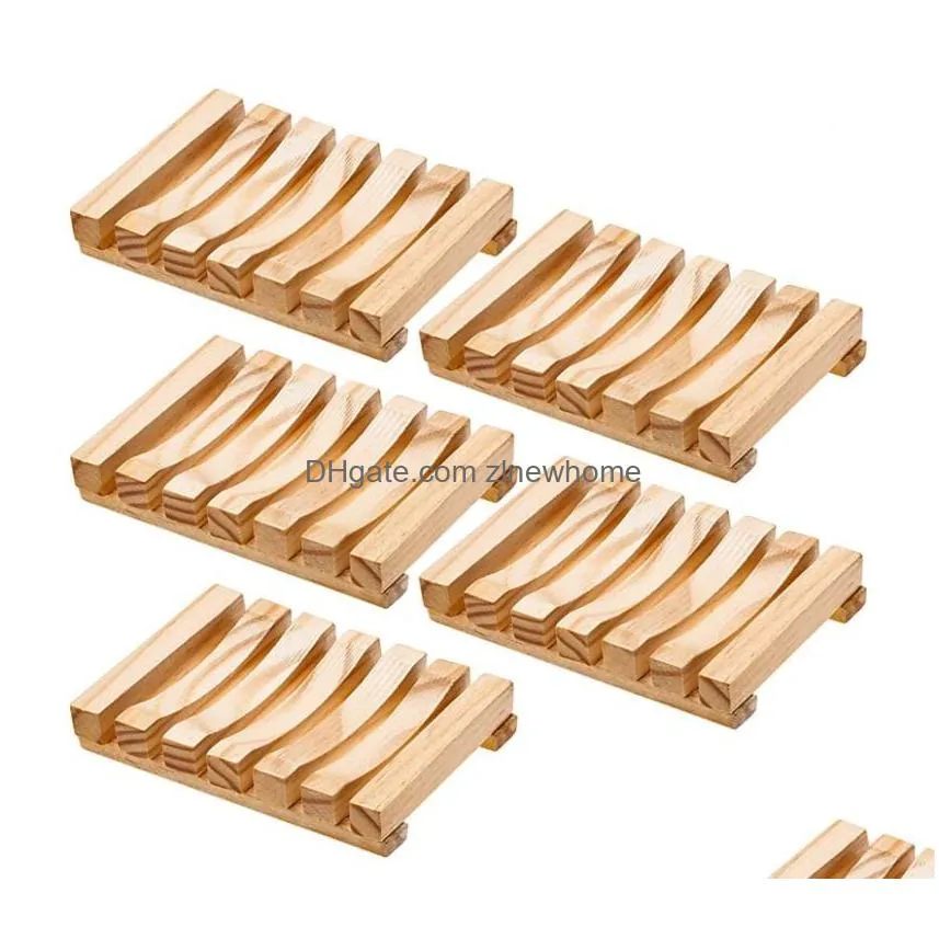 soap box natural bamboo dishes bath soap holder bamboo case tray wooden prevent mildew drain box bathroom washroom tools