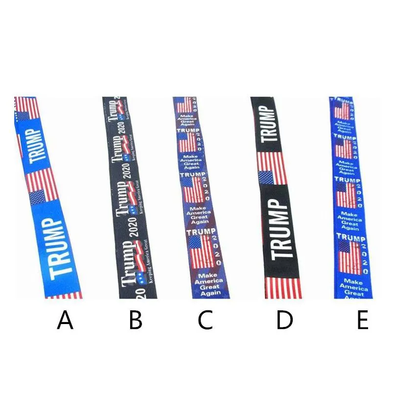 trump phone lanyard make america great again cellphone strap rainbow work card necklace usa removable flag strings key ring keychain