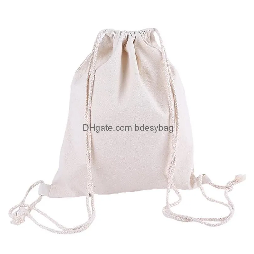 reusable cotton bags muslin bag canvas drawstring pouch gift jewelry packaging