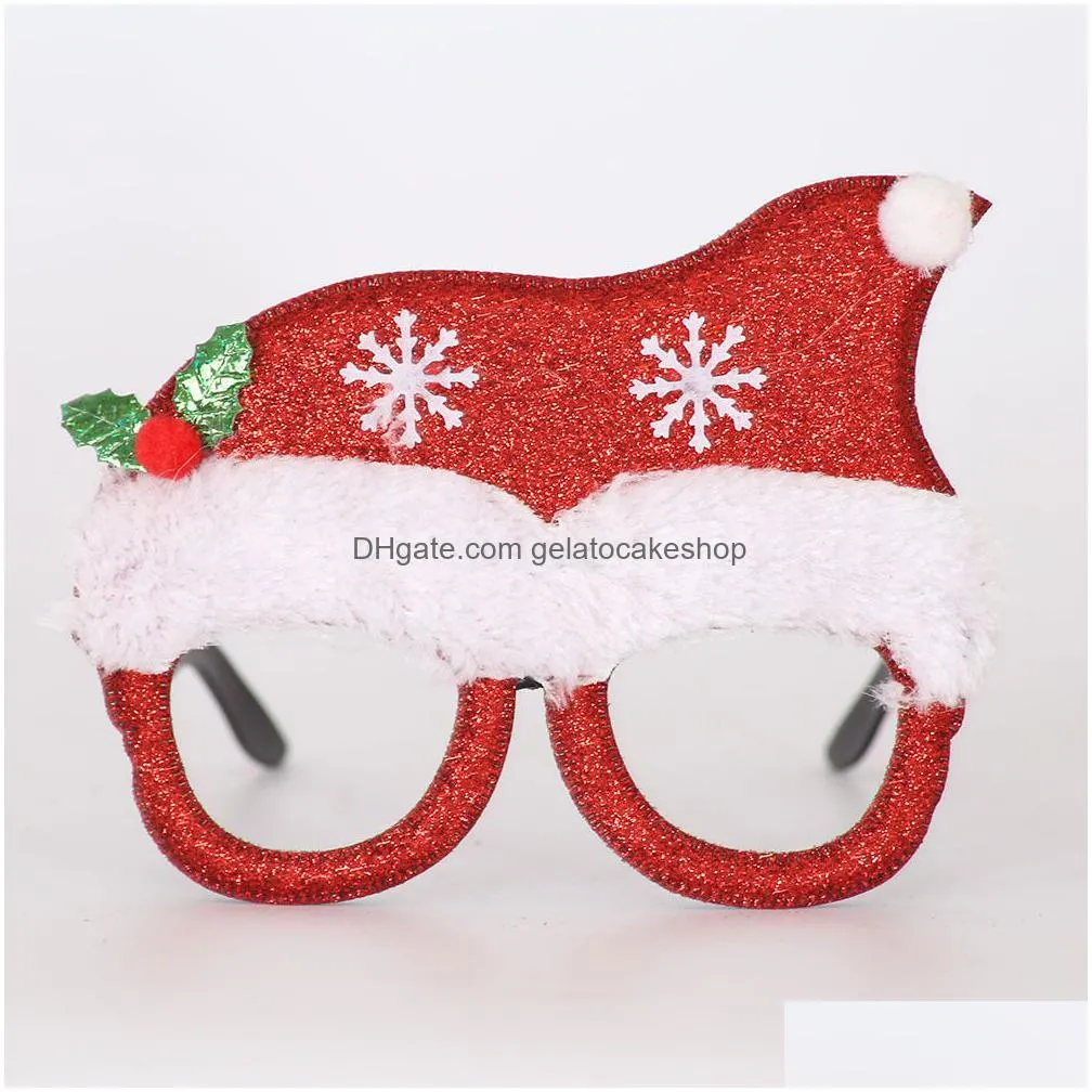 christmas glasses santa claus xmas tree eyeglasses p o prop party decoration supplies 40 designs optional