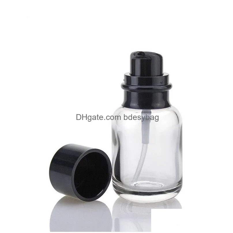 packaging bottles frosted glass empty cream jar sprayer cosmetic container