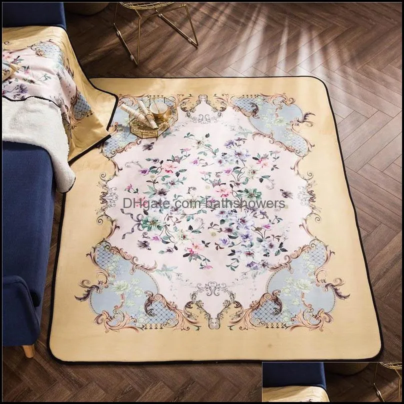 european luxury classical  art carpets living room bedroom anti-slip floor mat fashion kitchen carpet area rugs