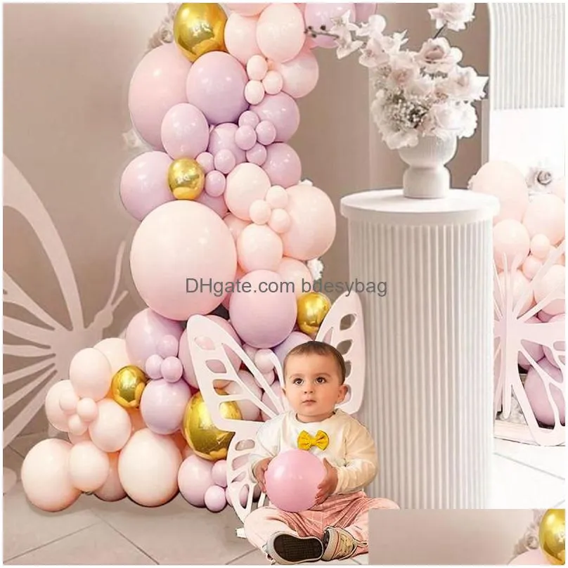 party decoration pink balloon garland arch kit wedding birthday decor ballon globos supplies latex ballons baby shower