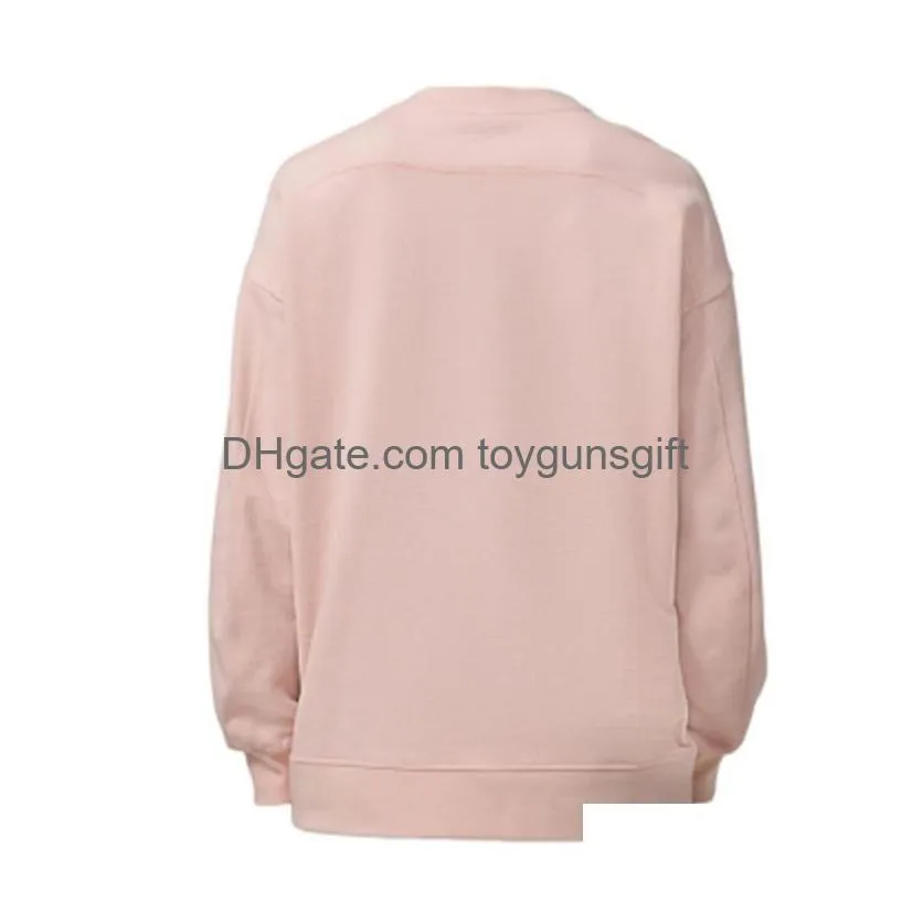 Womens Yoga Wear Autumn Sweatshirt Sports Round Neck Long Sleeve Casual Drop Delivery Dh2I0