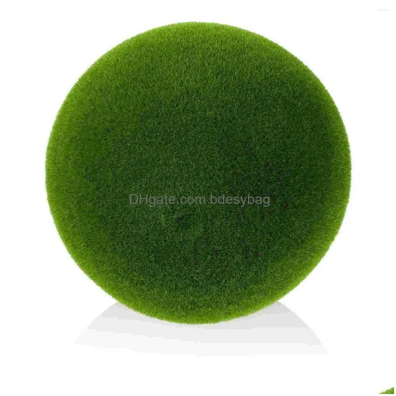 decorative flowers green moss decor artificial balls fake foam crafts plants indoor bowls